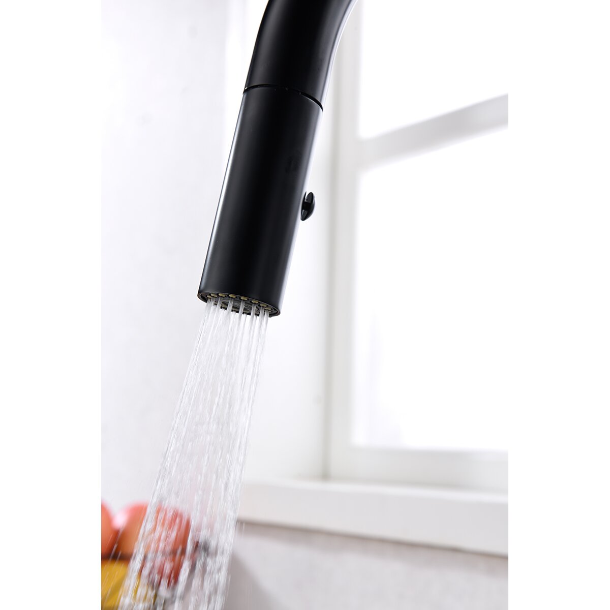 Grifo de cocina monomando Samoa Imex - Negro mate Negro mate-4