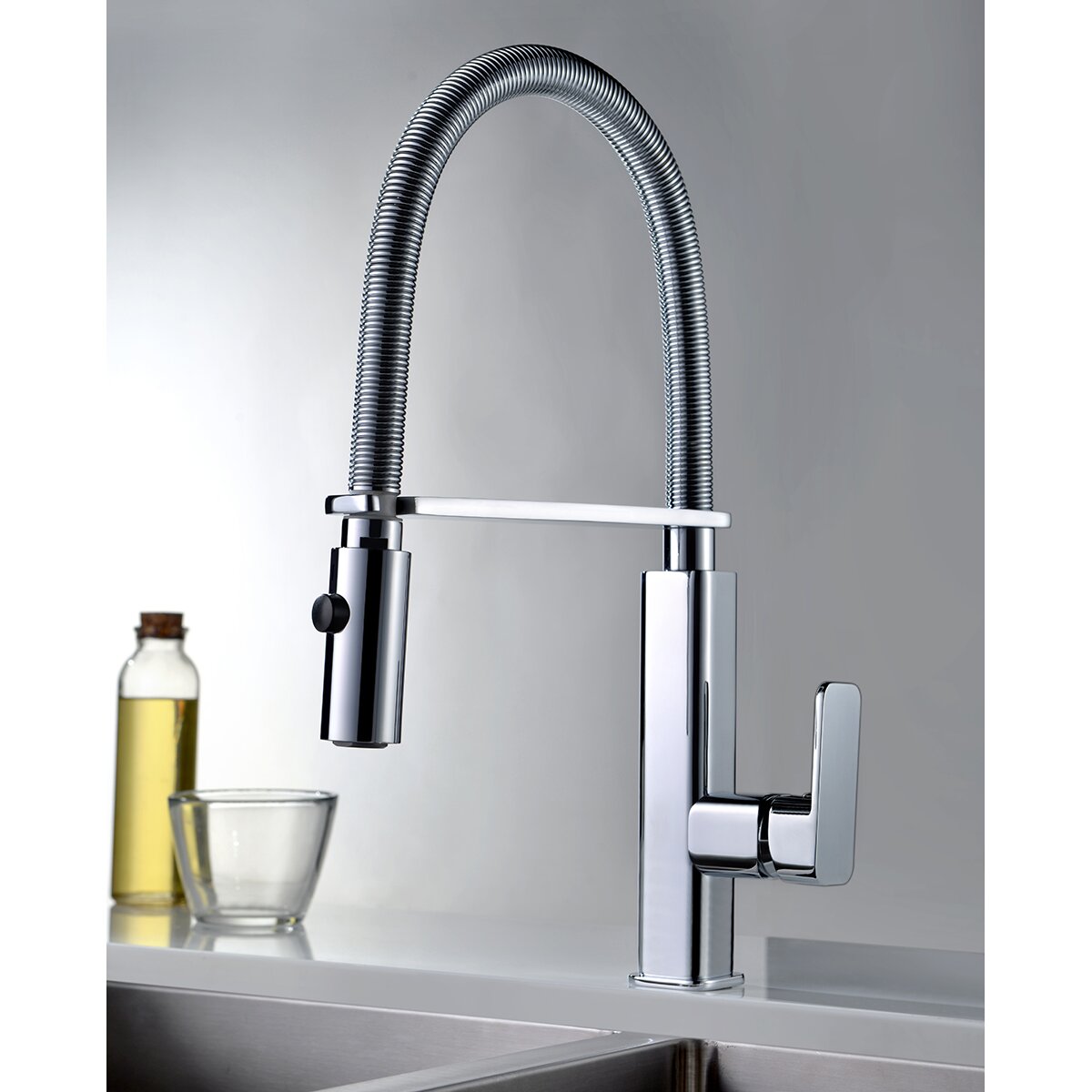 Grifo de cocina monomando Touluse Imex Cromo Cromo-5