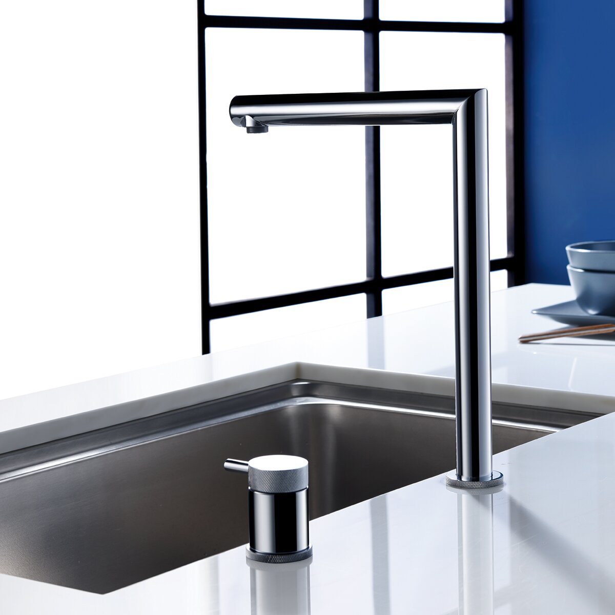 Grifo de cocina monomando plegable ítaca Imex - Cromo Cromo-7