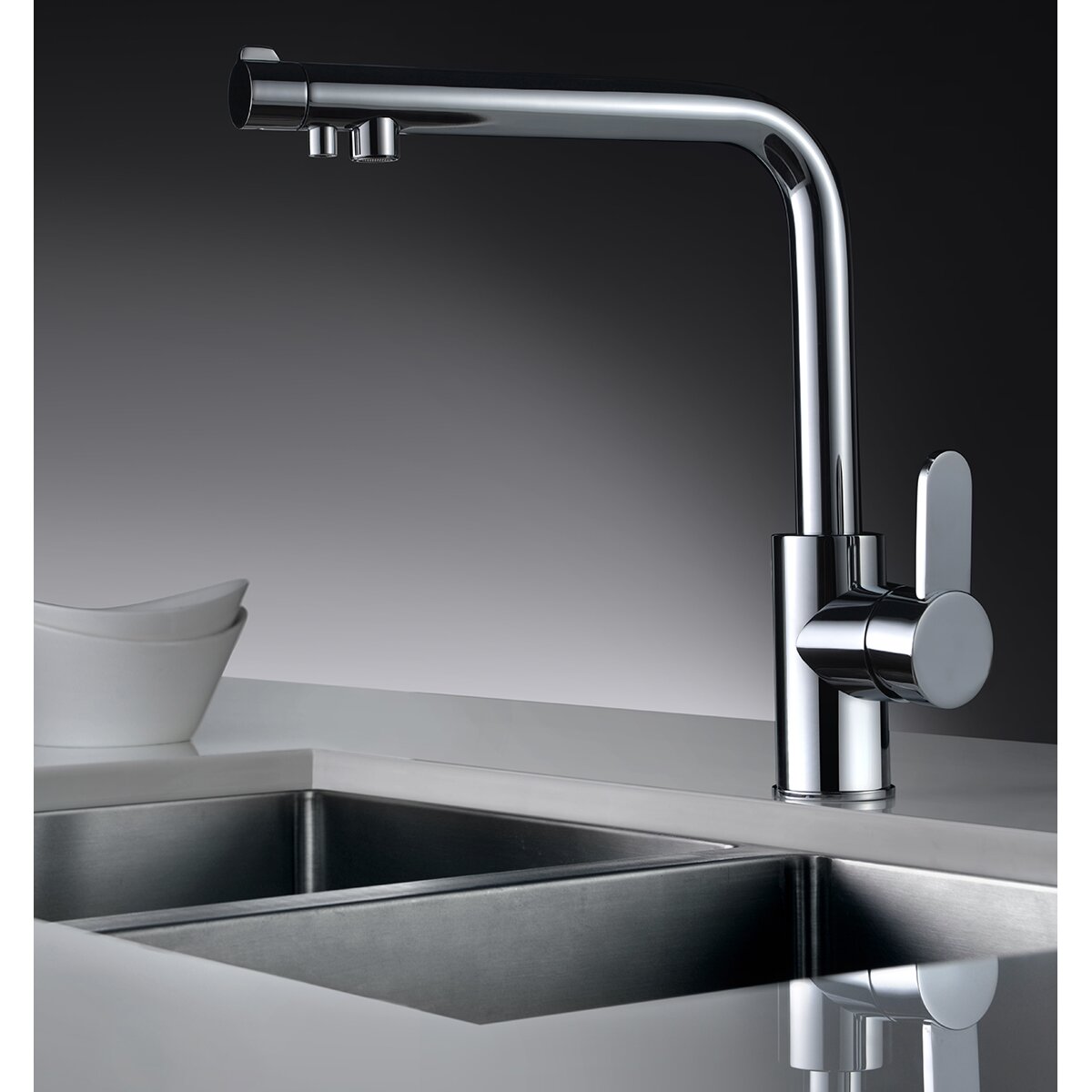 Grifo de cocina monomando Montecarlo Imex - Cromo Cromo-4