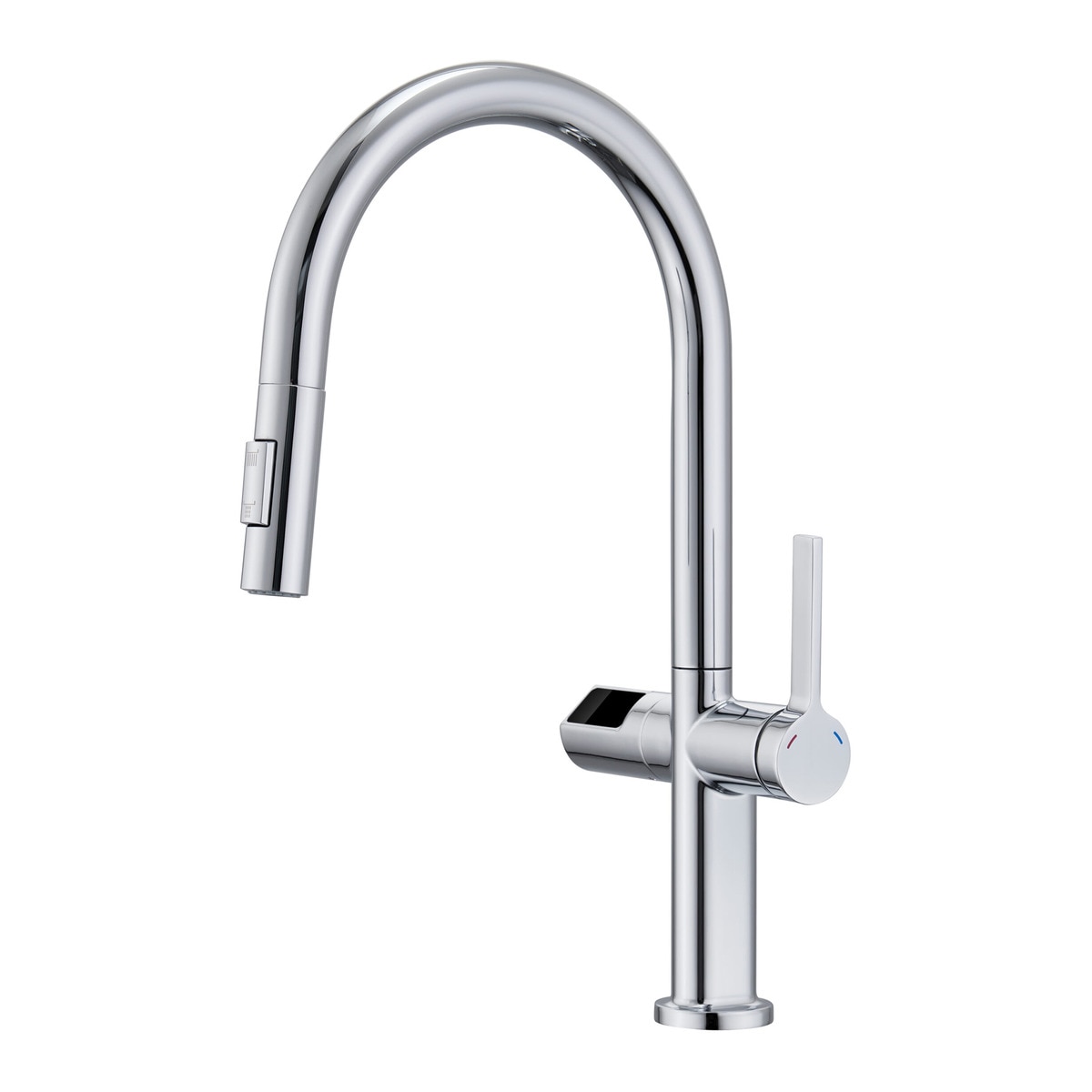 Imagen 0 de Grifo de cocina monomando con caño extraíble Turín Imex Negro mate