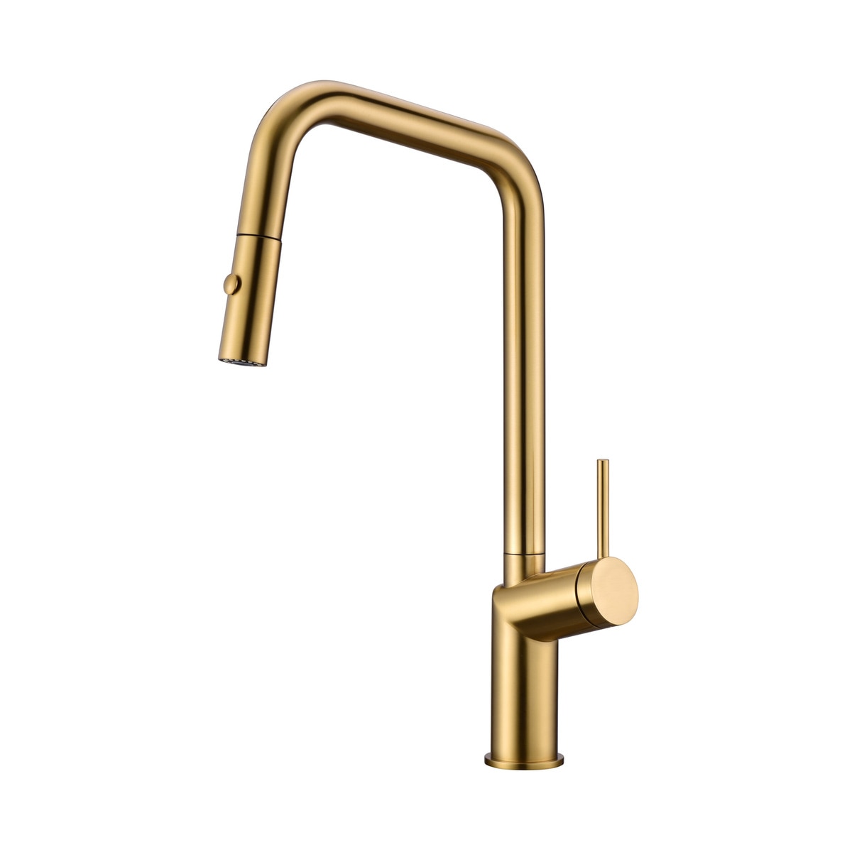 Grifo de cocina monomando con caño extraíble Bonn Imex - Oro cepillado Oro cepillado-1