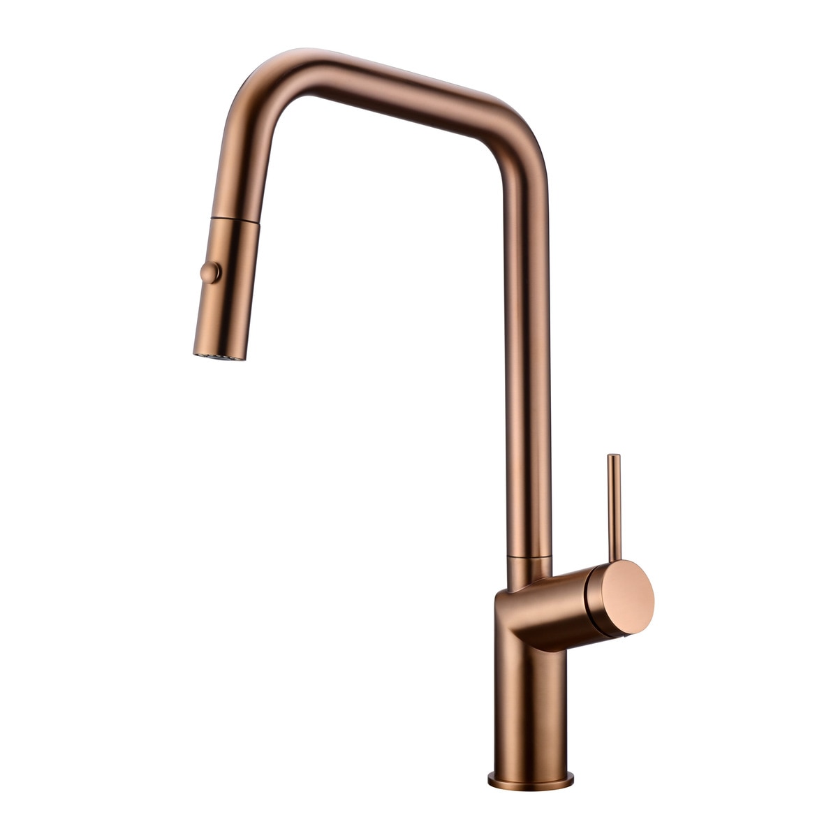 Grifo de cocina monomando con caño extraíble Bonn Imex - Oro Rosa Oro Rosa-1