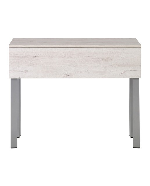 Mesa extensible laminada Scotland - Aluminio / Roble blanqueado Aluminio / Roble blanqueado-5