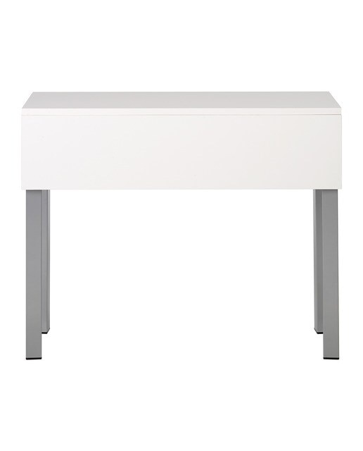 Mesa extensible laminada Scotland - Aluminio / Blanco Aluminio / Blanco-5