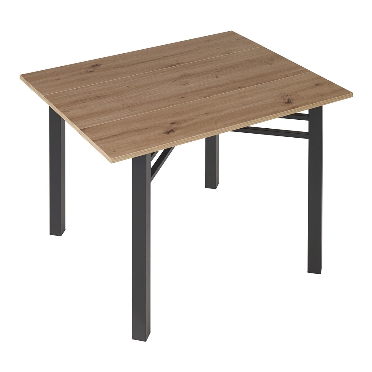 Mesa extensible laminada Scotland - Roble / Antracita Roble / Antracita-1