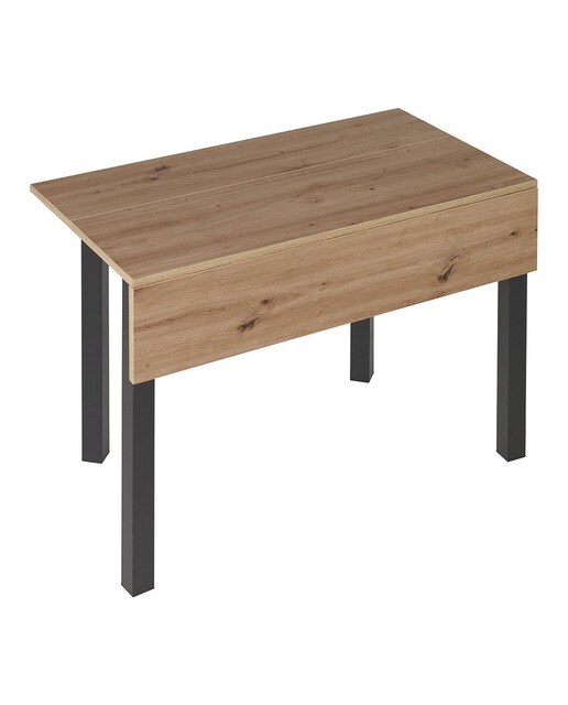Mesa extensible laminada Scotland - Roble / Antracita Roble / Antracita-3