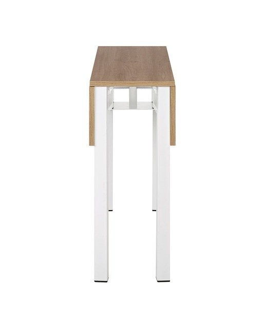 Mesa extensible laminada Scotland - Roble / Blanco Roble / Blanco-4