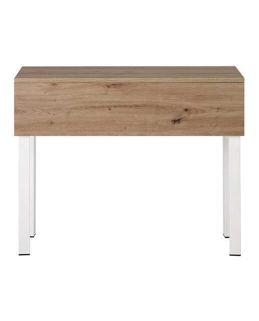Mesa extensible laminada Scotland - Roble / Blanco Roble / Blanco-5