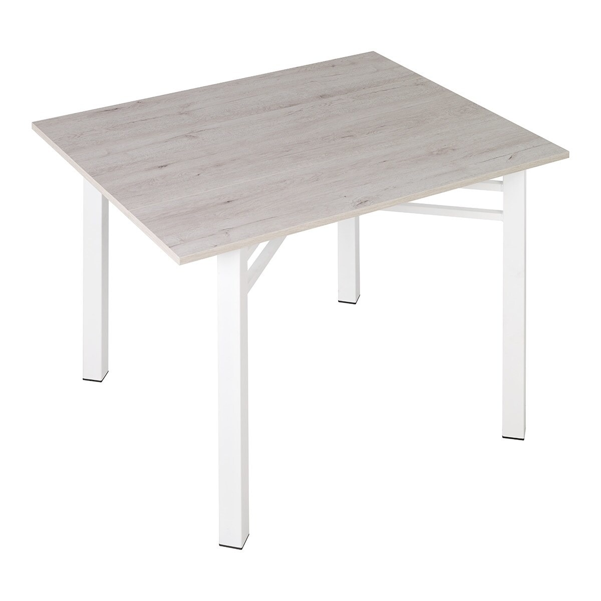 Mesa extensible laminada Scotland - Blanco / Roble blanco Blanco / Roble blanco-1