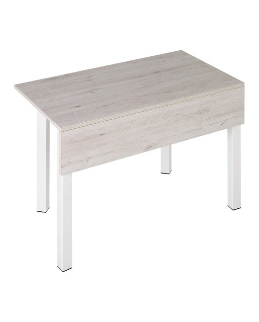Mesa extensible laminada Scotland - Blanco / Roble blanco Blanco / Roble blanco-3