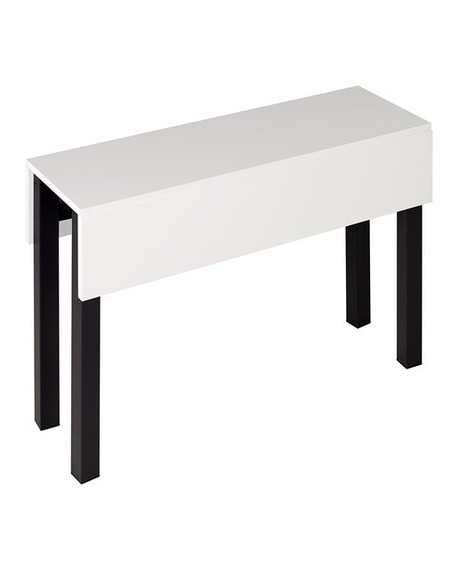 Mesa extensible laminada Scotland - Blanco / Negro Blanco / Negro-2