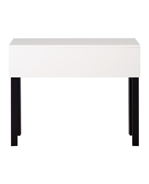 Mesa extensible laminada Scotland - Blanco / Negro Blanco / Negro-5