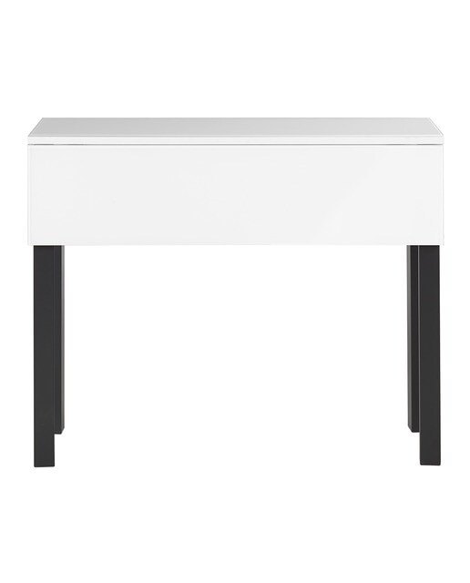 Mesa extensible de cristal Scotland - Antracita / Blanco Antracita / Blanco-5