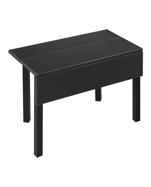 Mesa extensible de cristal Scotland - Negro / Negro Negro / Negro-3