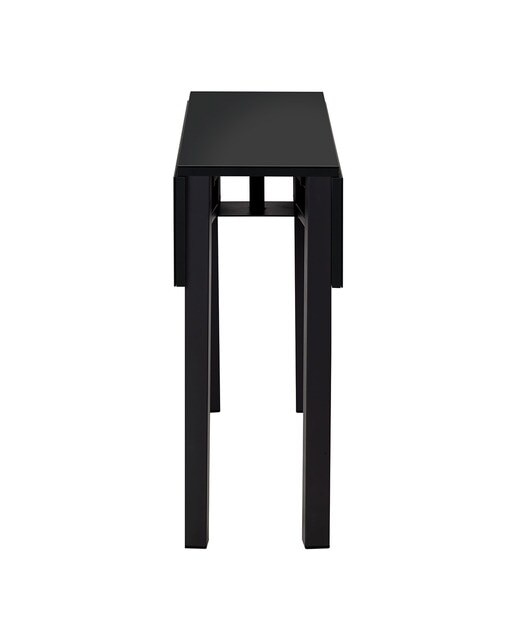 Mesa extensible de cristal Scotland - Negro / Negro Negro / Negro-4