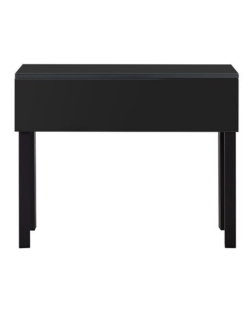 Mesa extensible de cristal Scotland - Negro / Negro Negro / Negro-5