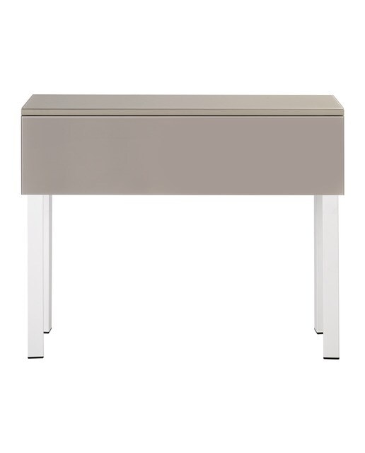 Mesa extensible de cristal Scotland - Blanco / Tórtola Blanco / Tórtola-5