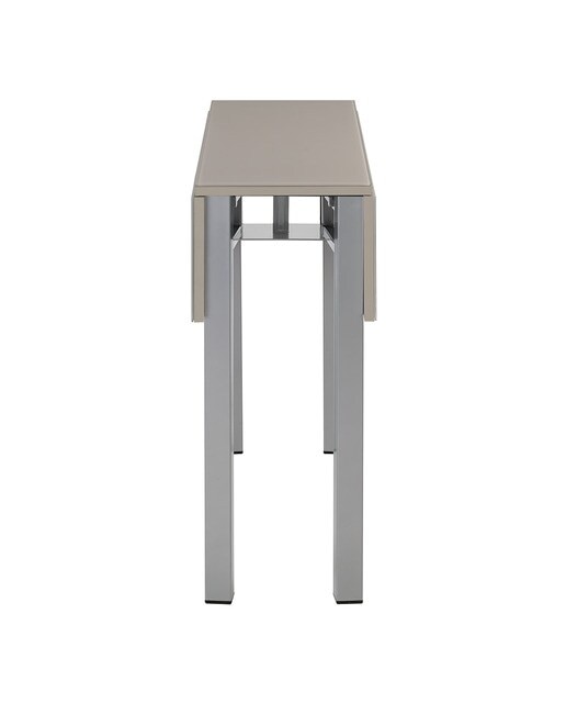 Mesa extensible de cristal Scotland - Aluminio / Tórtola Aluminio / Tórtola-4