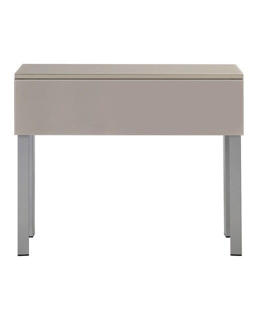 Mesa extensible de cristal Scotland - Aluminio / Tórtola Aluminio / Tórtola-5