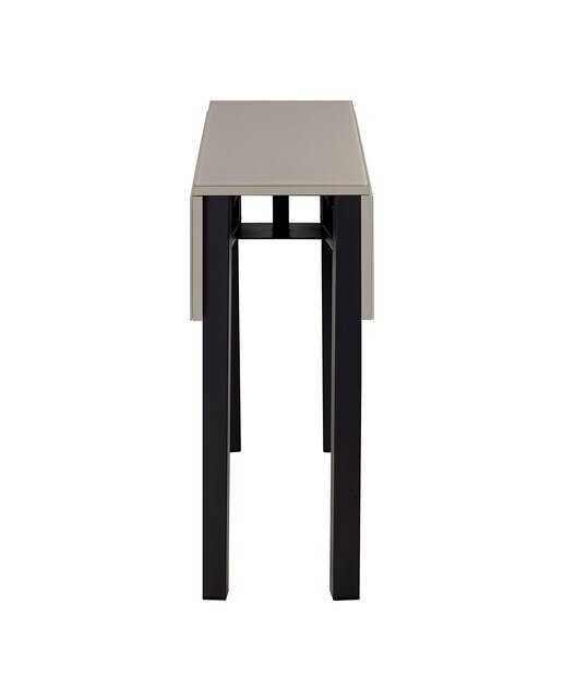 Mesa extensible de cristal Scotland - Negro / Tórtola Negro / Tórtola-4