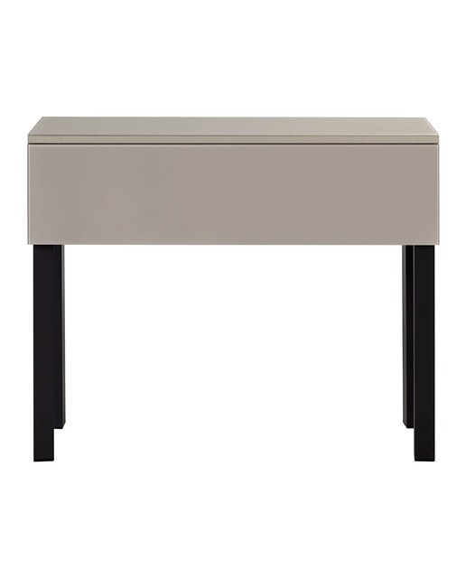 Mesa extensible de cristal Scotland - Negro / Tórtola Negro / Tórtola-5