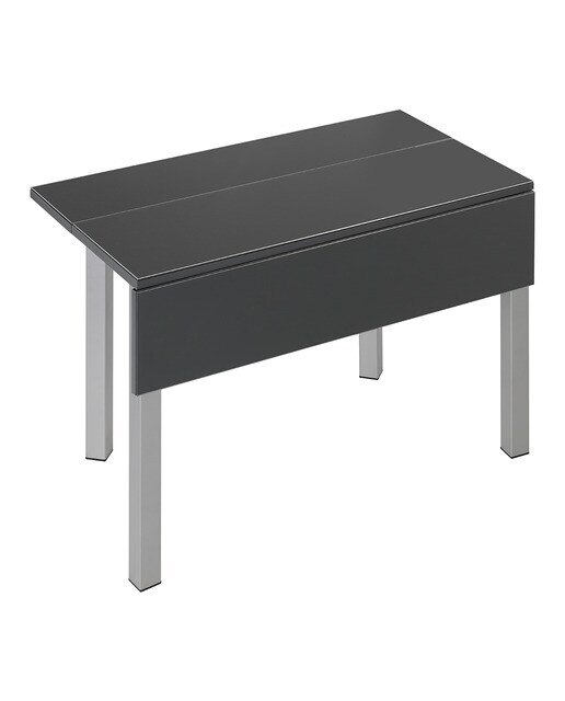 Mesa extensible de cristal Scotland - Aluminio / Antracita Aluminio / Antracita-3