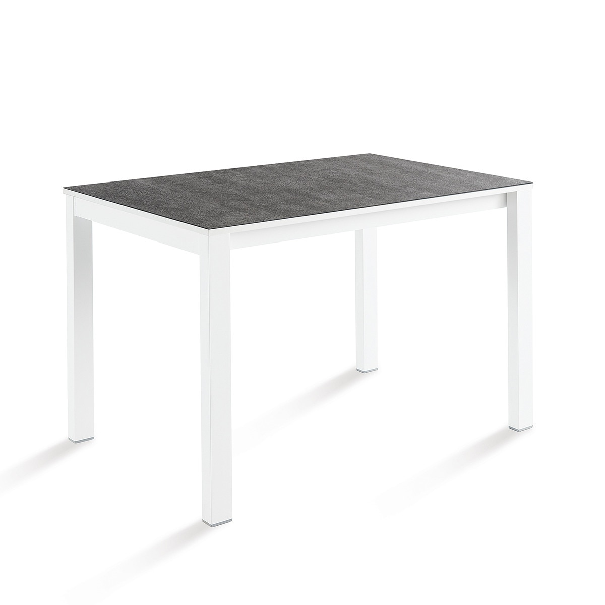 Mesa extensible con superficie compacta Ada - Blanco / Compacto rapsodia 70 x 110 cm Blanco / Compacto rapsodia-1