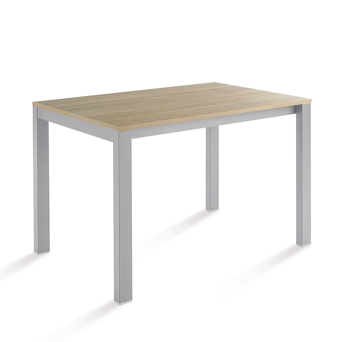Imagen 0 de Mesa extensible con superficie laminada Ada Negro / Halifax tabaco