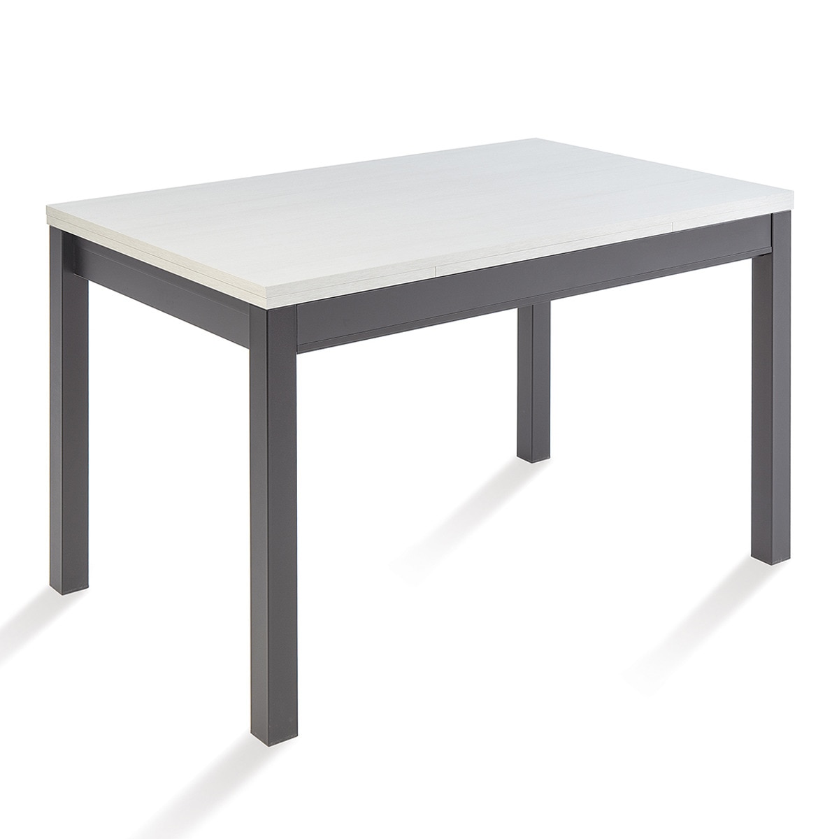 Mesa extensible con superficie laminada Menta - Grafito / Roble ártico 70 x 110 x 76 cm Grafito / Roble ártico-1