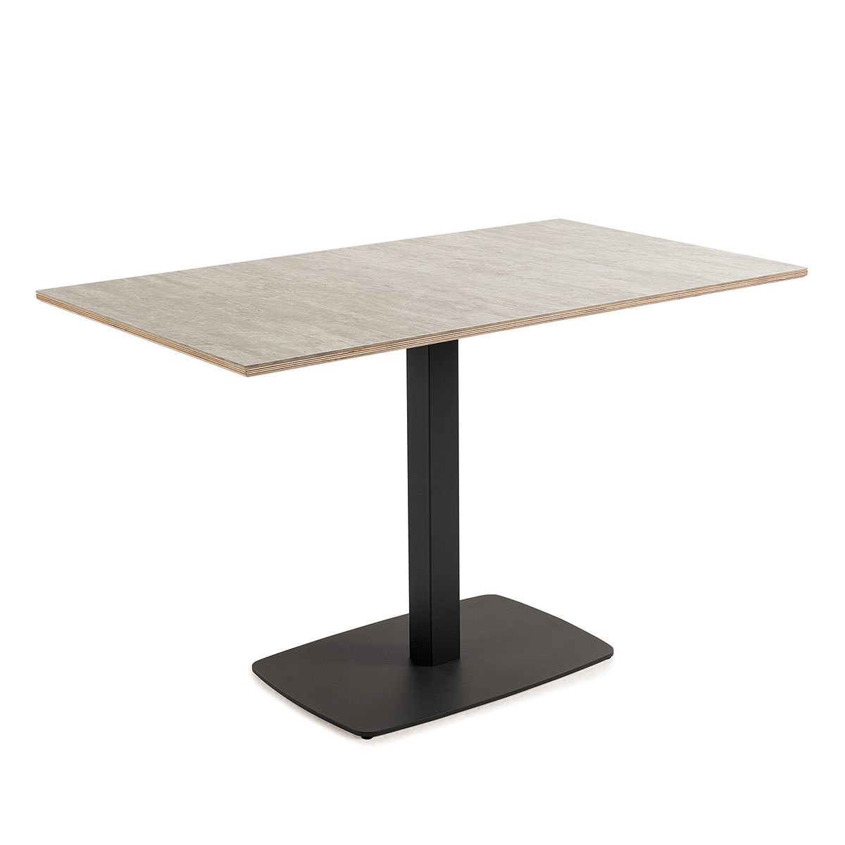Mesa com Superfície Compacta Padua Preto/Compacto Pedra-1