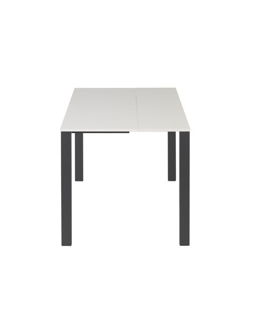 Imagen 3 de Mesa extensible con superficie laminada Ginger - Blanco / Antracita 100 cm Blanco / Antracita
