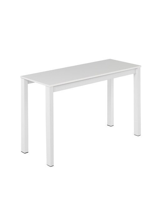 Imagen 2 de Mesa extensible con superficie laminada Ginger - Blanco / Blanco 100 cm Blanco / Blanco