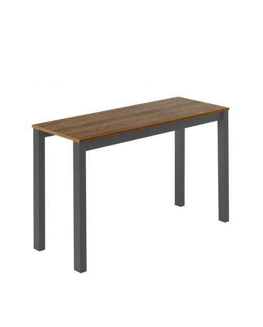 Mesa extensible con superficie laminada Ginger - Nogal / Antracita 100 cm Nogal / Antracita-2