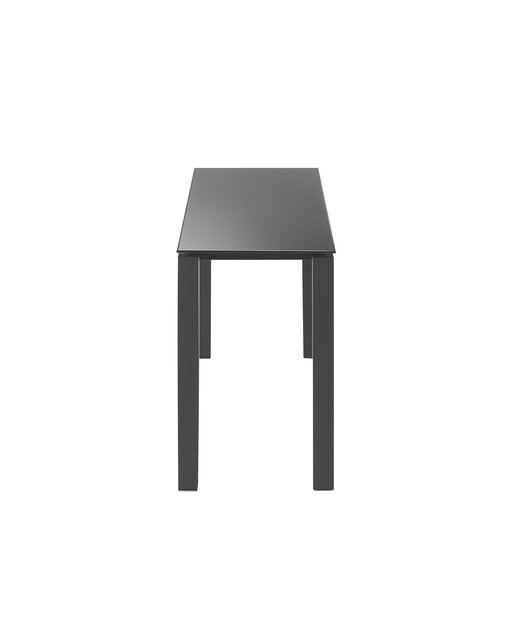 Mesa extensible de cristal Ginger - Antracita / Antracita 100 cm Antracita / Antracita-4