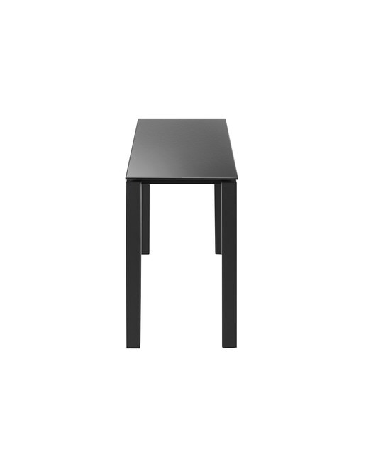 Mesa extensible de cristal Ginger - Antracita / Negro 100 cm Antracita / Negro-4