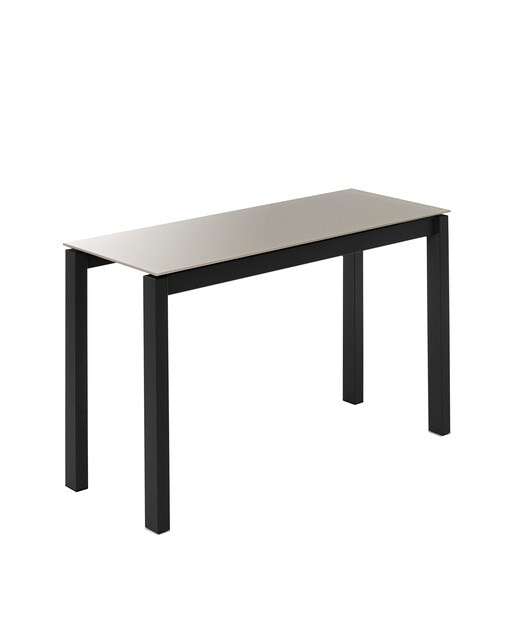 Mesa Extensível de Vidro Ginger Pombo/Preto-2