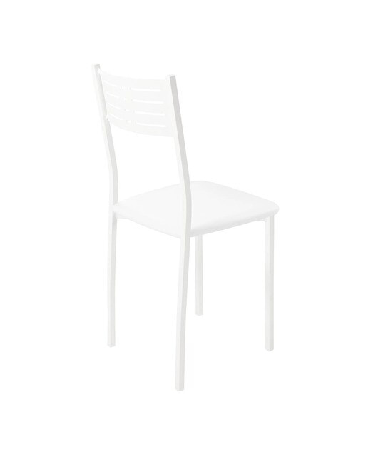 Cadeira em Polipele Inés Branco / Branco-2