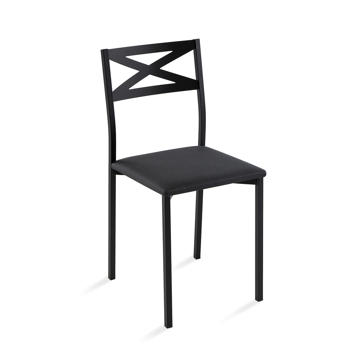 Silla en tejido vinílico Cross El Corte Ingés - Negro Negro-1