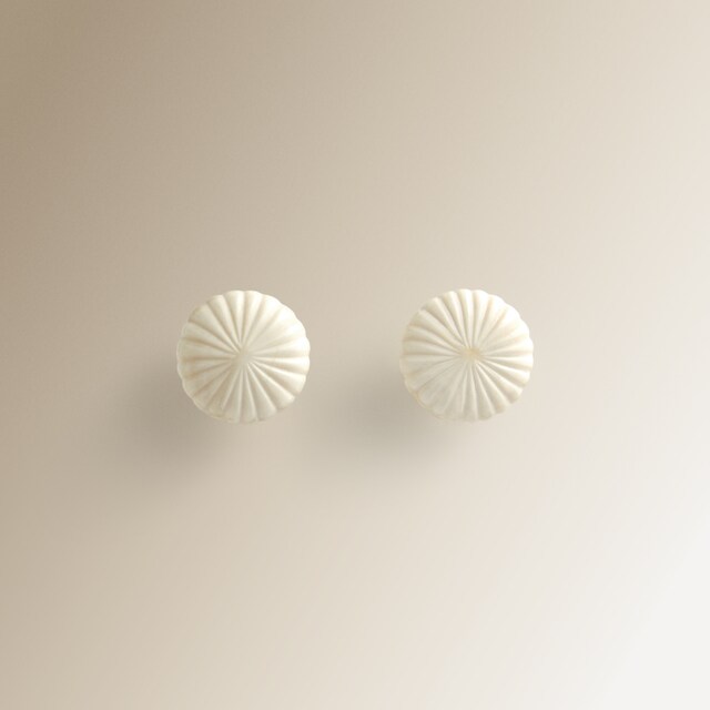 Imagem 0 de Conjunto de 2 Puxadores Flor de Osso Bone