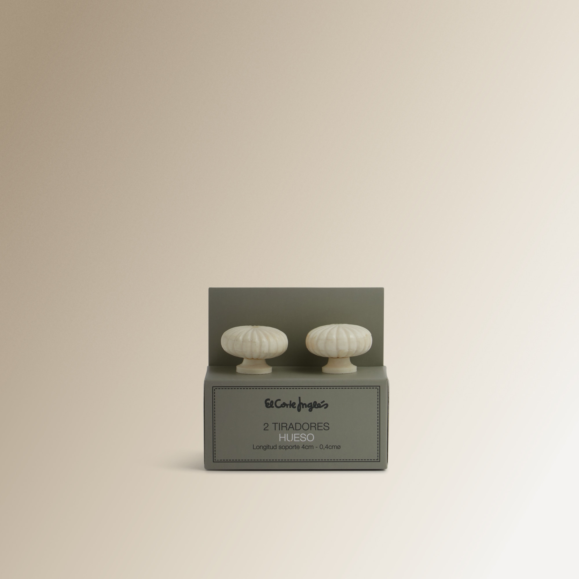 Conjunto de 2 Puxadores Flor de Osso Bone Branco-4