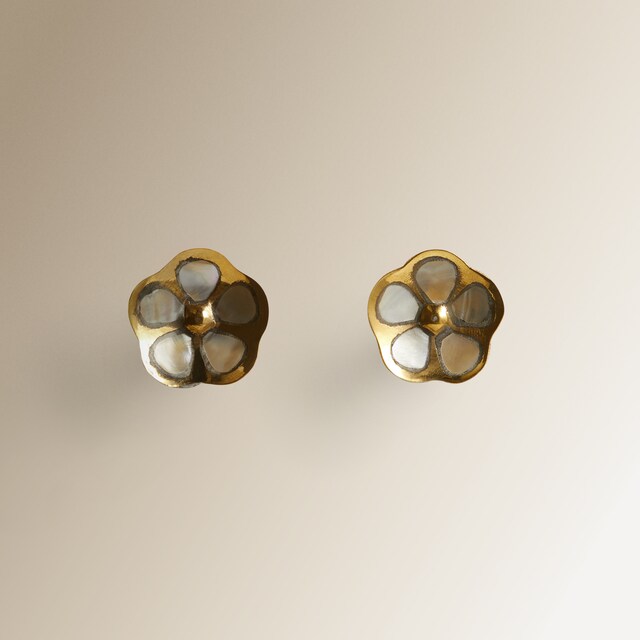 Imagem 0 de Conjunto de 2 Puxadores Flor Madrepérola