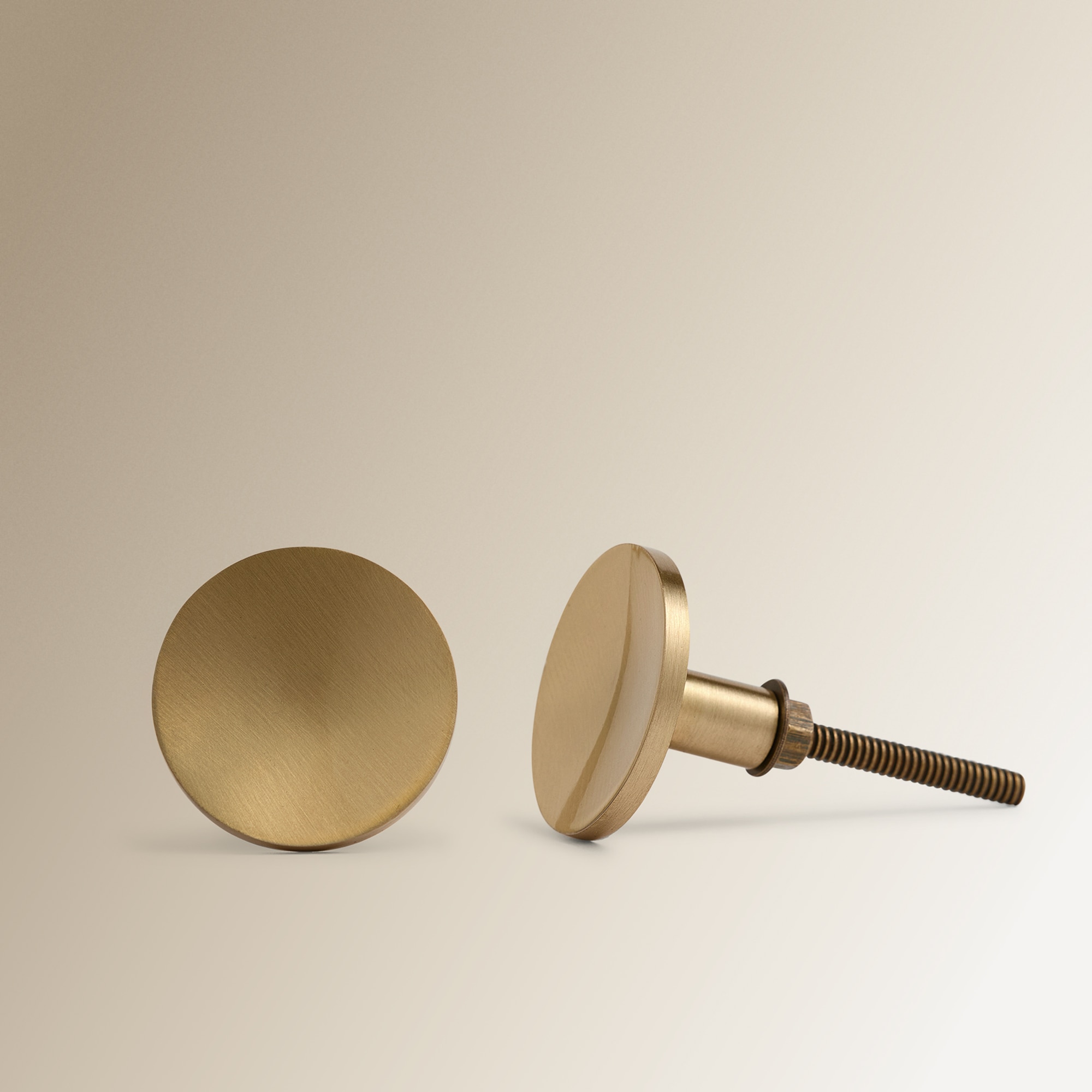Conjunto de 2 Puxadores de Metal Selva Ouro-2