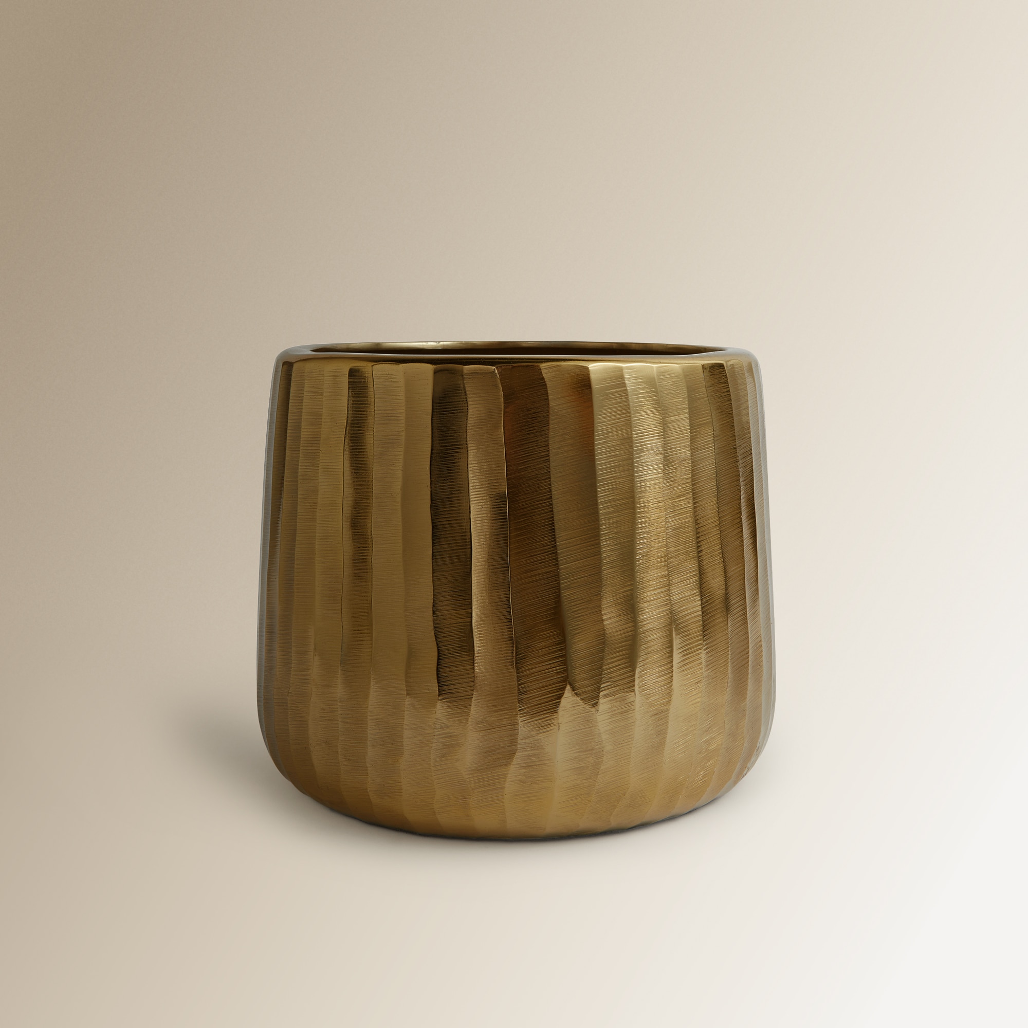 Vaso de Metal Pali - Dourado Ouro-2