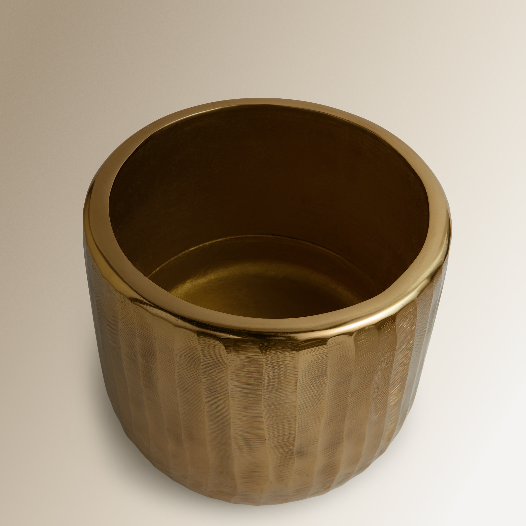 Vaso de Metal Pali - Dourado Ouro-3