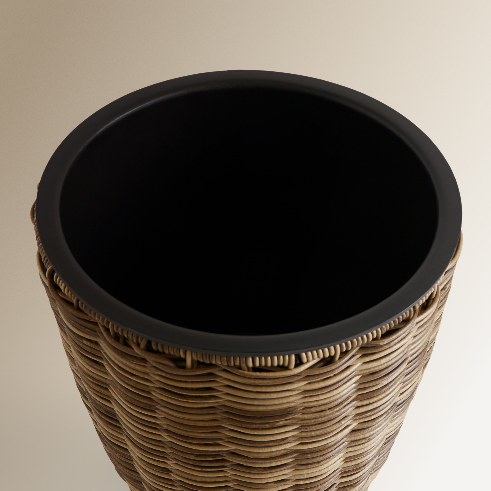 Vaso Poli-Rattan Antigua Castanho-3