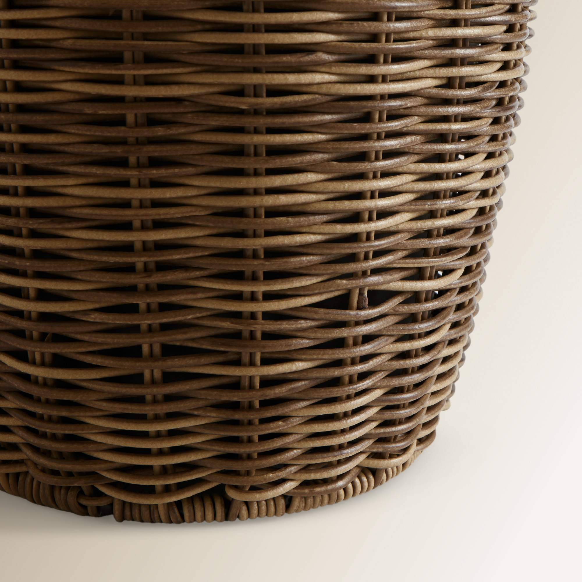 Vaso Poli-Rattan Antigua Castanho-4