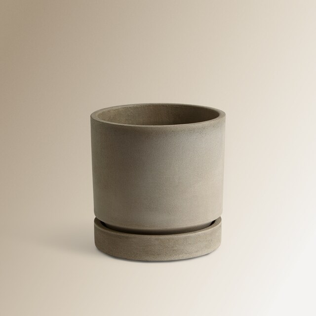 Imagem 0 de Vaso de Cimento com Prato Zadar