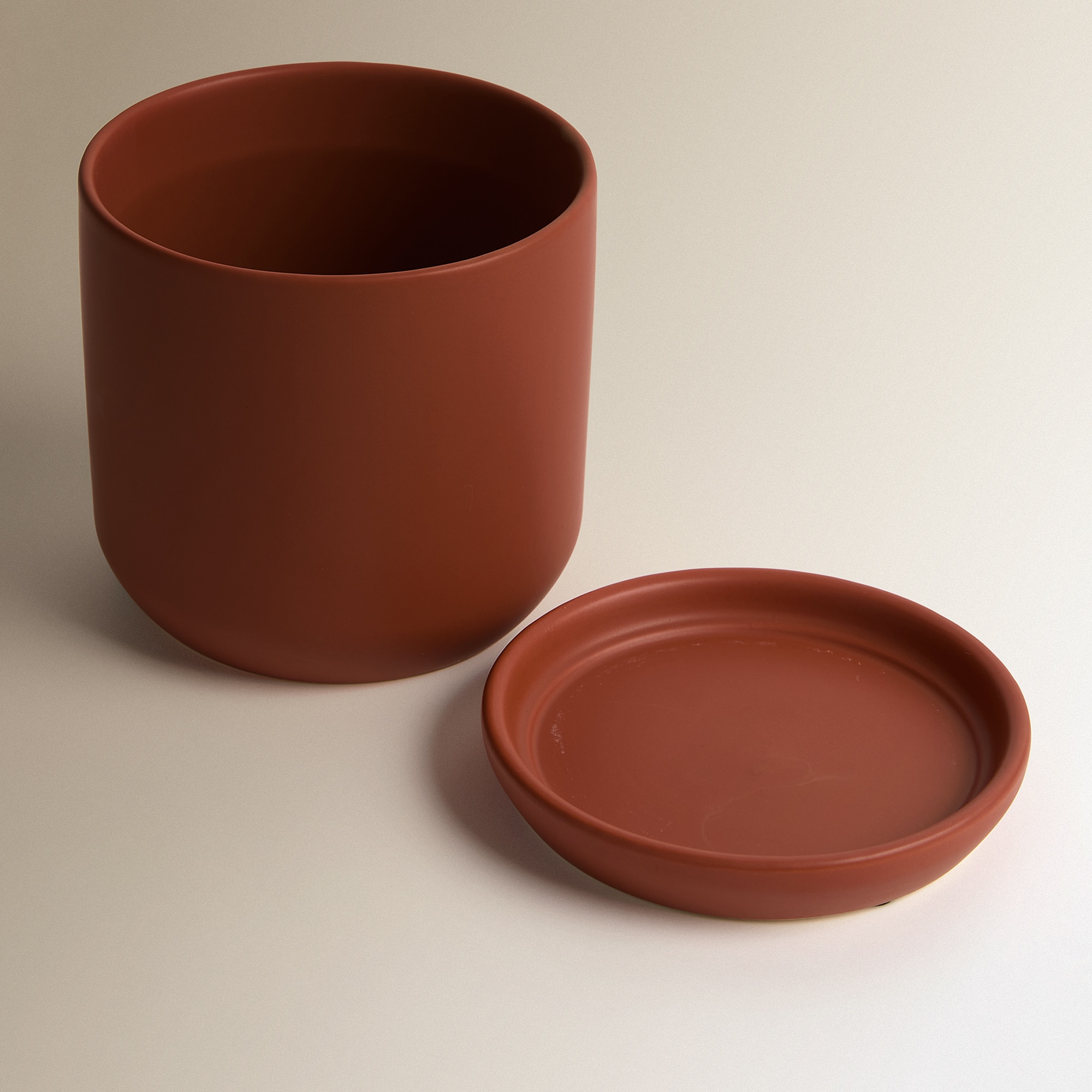 Vaso com Prato Cabo Laranja-4