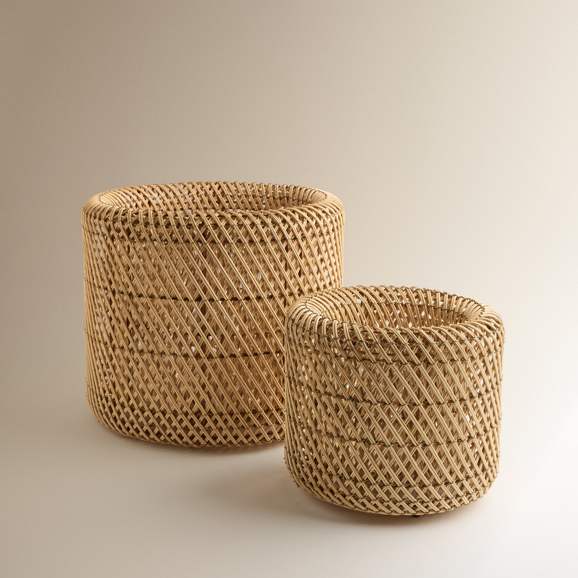 Vaso de ratã Kete Natural-4